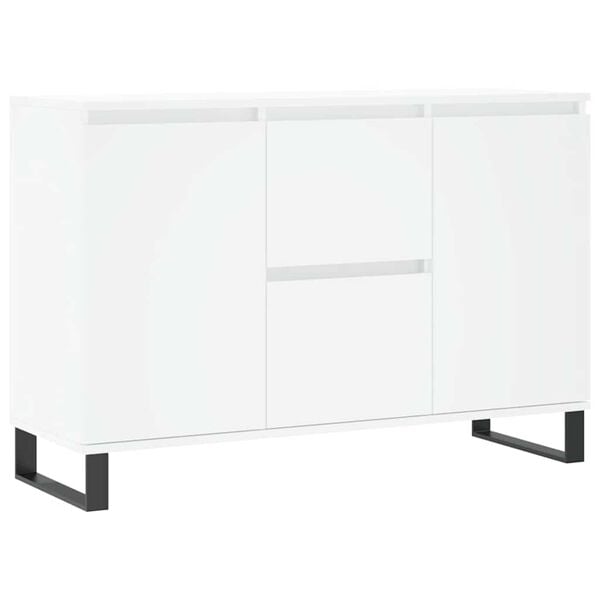 vidaXL Sideboard Wei&szlig; 101,5x35x70 cm Holzwerkstoff