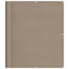 vidaXL Balkon-Sichtschutz Taupe 120x1000 cm 100 % Polyester-Oxford