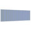vidaXL Einziehbare Markise Blau und wei&szlig; 350 x 200 cm Stoff und Metall