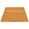 vidaXL Badematte Uni Braun 100 x 60 cm Holz