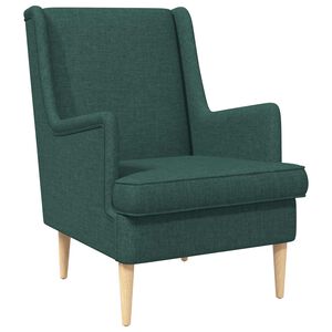 vidaXL Sessel Dunkelgr&uuml;n Stoff