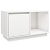 vidaXL TV-Schrank Weiß 74x35x44 cm Massivholz Kiefer