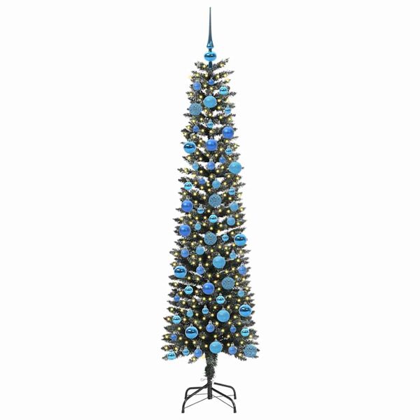vidaXL K&uuml;nstlicher Weihnachtsbaum mit 300 LEDs mit St&auml;nder Gr&uuml;n 180 cm