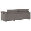 vidaXL Sofa 178cm Taupe Stoff