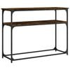vidaXL Konsolentisch R&auml;uchereiche 100x35,5x75 cm Holzwerkstoff