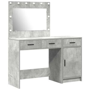 vidaXL Schminktisch 2 pcs Grau 40 x 41 x 75 cm Holzwerkstoff