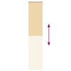 vidaXL Verdunkelungsrollo Beige 50x230cm Stoffbreite 45,7 cm Polyester