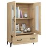 vidaXL Highboard Sonoma-Eiche 70x31x115 cm Holzwerkstoff