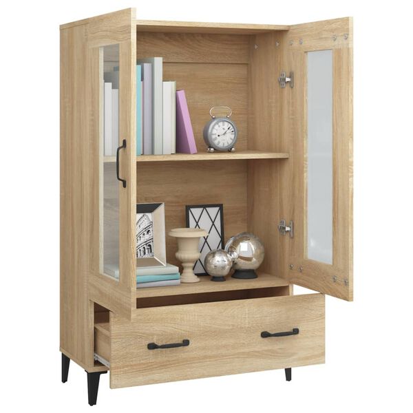 vidaXL Highboard Sonoma-Eiche 70x31x115 cm Holzwerkstoff