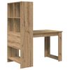vidaXL Schreibtisch Artisan-Eiche 122 x 67 x 145 cm Holzwerkstoff