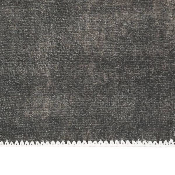 vidaXL Teppich Waschbar Faltbar Taupe 160x230 cm Polyester
