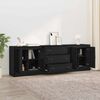 vidaXL Sideboards 3 pcs Schwarz Eichen-Optik 70 x 35,5 x 67,5 cm