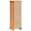 vidaXL Badezimmerschrank VIGO Braun und Honigbraun 37 x 34 x 110 cm