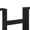 vidaXL Wandregal Schwarz Eichen-Optik 99x15x60 cm Holzwerkstoff
