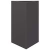 vidaXL Pflanzk&uuml;bel Schwarz Dreieckig 50x43x75 cm Stahl