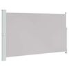 vidaXL Seitenmarkise Ausziehbar 180x300 cm Grau