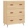 vidaXL Highboard Sonoma-Eiche 69,5x34x180 cm Holzwerkstoff