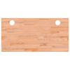 vidaXL Schreibtischplatte 110x55x1,5 cm Massivholz Buche