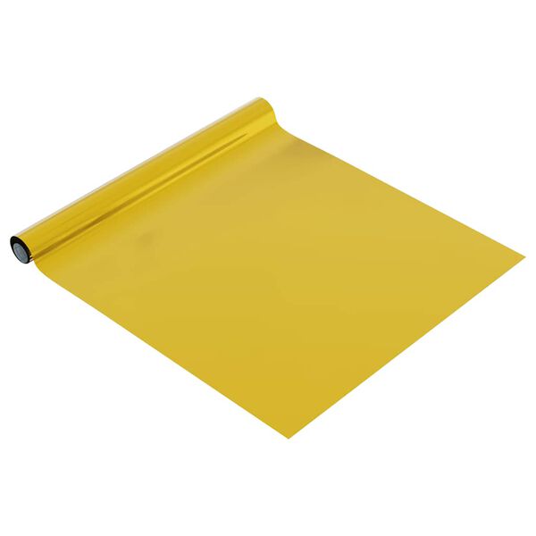 vidaXL Selbstklebende Möbelfolie Hochglanz-Golden 500x90 cm PVC