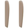 vidaXL Kopfteil Ohr Braun 80 x 23 x 6 cm PVC