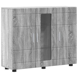 vidaXL Holzschrank Graues Sonoma 88,5 x 30,5 x 73 cm Holzwerkstoff