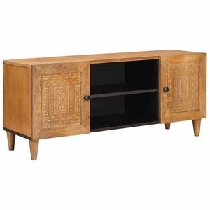 vidaXL TV-Einheiten Hellbraun 105 x 33 x 46 cm Massivholz Mango