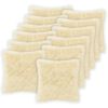 vidaXL Kissenbezug 12 stk. HEERLEN Creme 45 x 45 cm PV Fleece