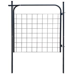 vidaXL Gartentor 100x100 cm Anthrazit