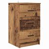 vidaXL Nachttisch mit Schubladen Altholz 38 x 38 x 66 cm Holzwerkstoff