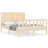 vidaXL Massivholzbett ohne Matratze 120x200 cm Kiefernholz