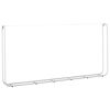 vidaXL Kaminholzregal 300x25x150 cm Stahl verzinkt