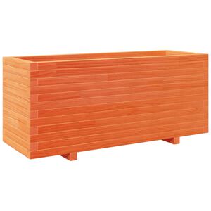 vidaXL Pflanzk&uuml;bel Wachsbraun 110x40x49,5 cm Massivholz Kiefer