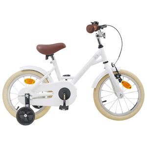 vidaXL Kinderfahrrad 12 Zoll f&uuml;r 2-4 Jahre alt Wei&szlig;