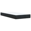 vidaXL Boxspringbett mit Matratze Schwarz 100x200 cm Samt