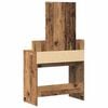vidaXL Schminktisch mit Regal Altholz 80 x 41 x 144,5 cm Holzwerkstoff