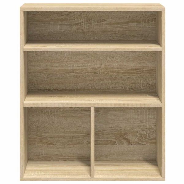 vidaXL B&uuml;cherregal Sonoma-Eiche 60x30x71,5 cm Holzwerkstoff