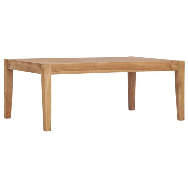 vidaXL Gartentisch 90,5x55,5x30,5 cm Massivholz Teak