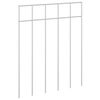 vidaXL Gartenzaun-Paneel 24 stk. 25 x 30 cm Verzinkter Stahl Silber