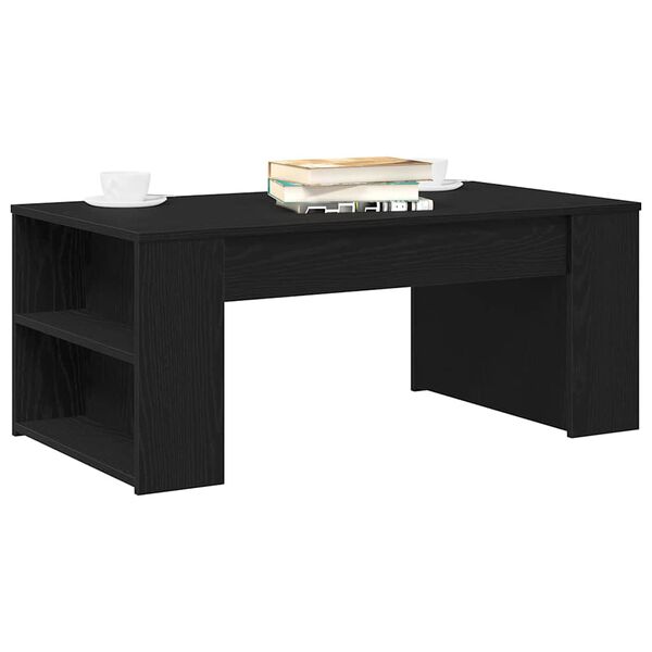 vidaXL Couchtisch Schwarz Eichen-Optik 102 x 55 x 42 cm Holzwerkstoff