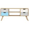 vidaXL TV-Schrank 110×35×48 cm Massivholz Mango