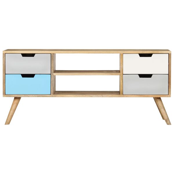 vidaXL TV-Schrank 110×35×48 cm Massivholz Mango