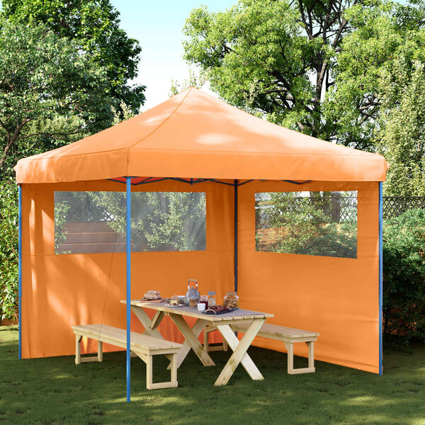 vidaXL Party-Zelt Orange 292 x 292 x 315 cm Oxford-Stoff