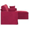 vidaXL Sofa Weinrot Gesamtabmessungen: 178 x 134 x 80 cm (B x T x H)