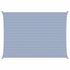vidaXL Sonnensegel Blau und Wei&szlig; 7 x 5 m 100 % Polyester Oxford