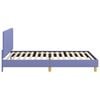 vidaXL Kinderbettgestell mit Kopfteil Jeans blau 90 x 190 cm Stoff