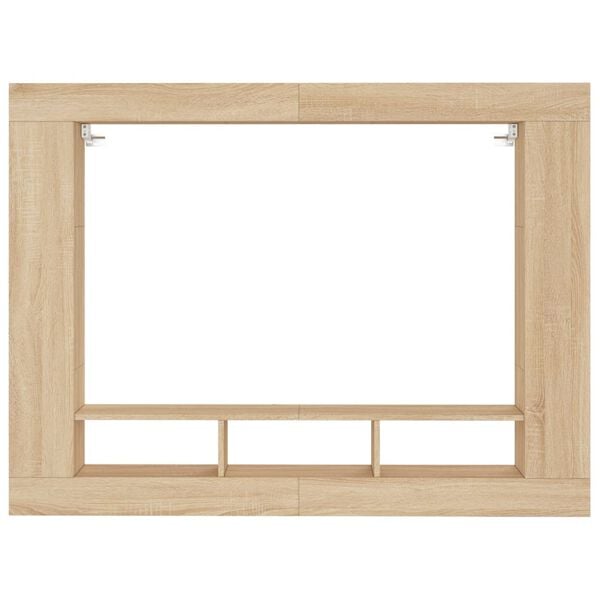 vidaXL TV-Schrank Sonoma-Eiche 152x22x113 cm Holzwerkstoff