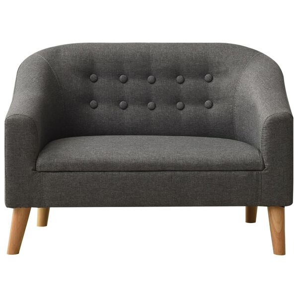vidaXL Kindersofa Grau Stoff