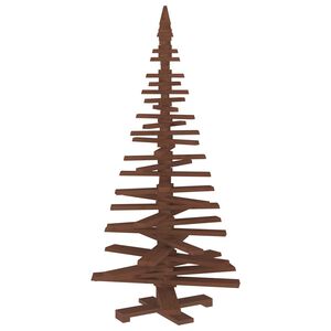 vidaXL Holz Weihnachtsbaum KOTKA 180 cm Massives Kiefernholz