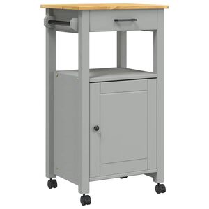 vidaXL K&uuml;chenwagen MONZA 48x40x88,5 cm Massivholz Kiefer