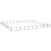 vidaXL Hundezwinger Schwarz 100 m&sup2; Stahl